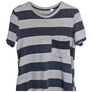 Skargorn I Am Tee Shirt 69 Dress Small Striped Pocket Minimalist Normcore